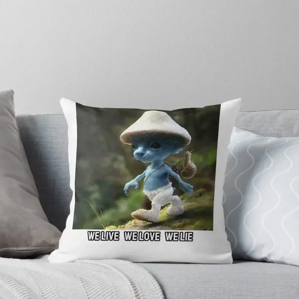 

Blue Cat Throw Pillow Cushions For Decorative Sofa Christmas Pillow Covers Cusions Cover Decorative Cushions pillow