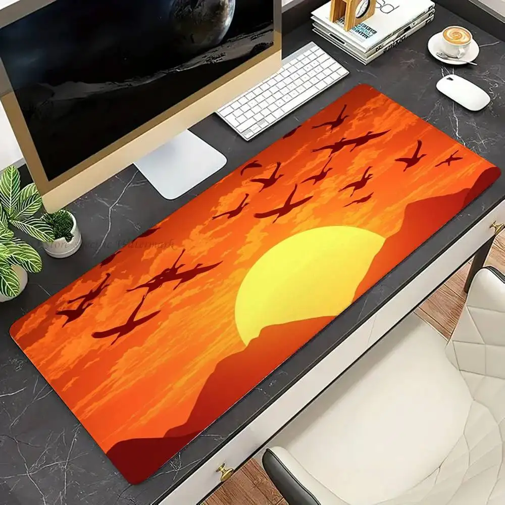 Wild Goose Mousepad Non-slip Suitable For Office Computers Laptops E-sports Game Desk Mats XXL Keyboard