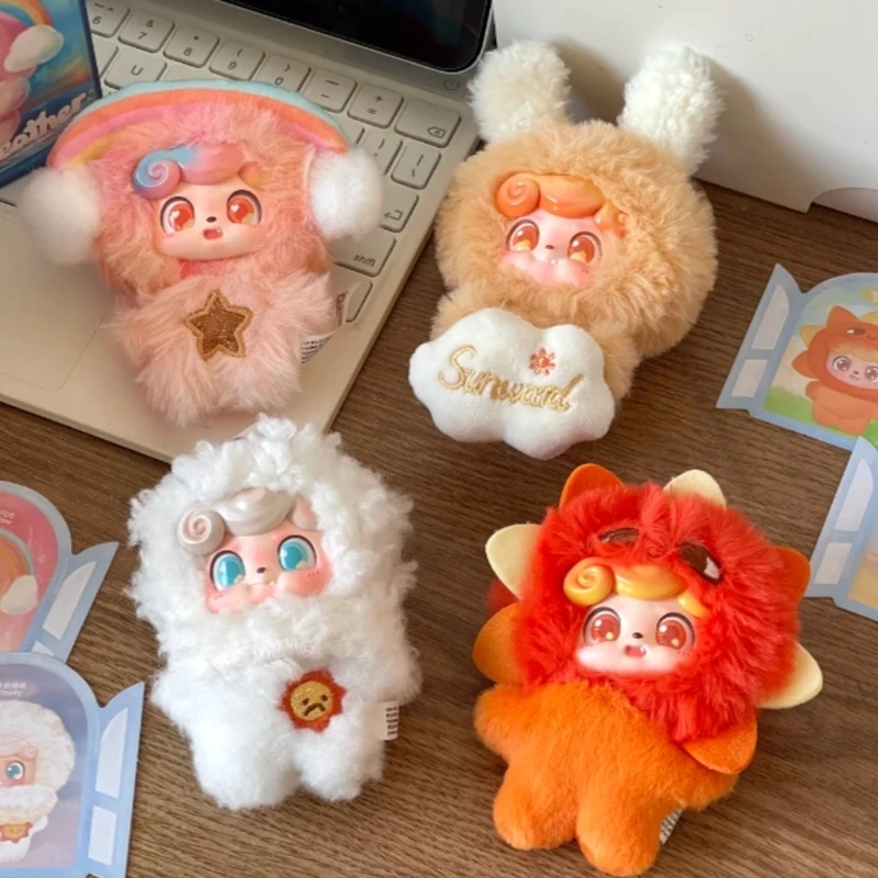 

New Genuine Q.Kid Mini Weather Baby Series Blind Box Cute Fluffy Dolls Trendy Desktop Decor Mystery Box Fans Customized Gift
