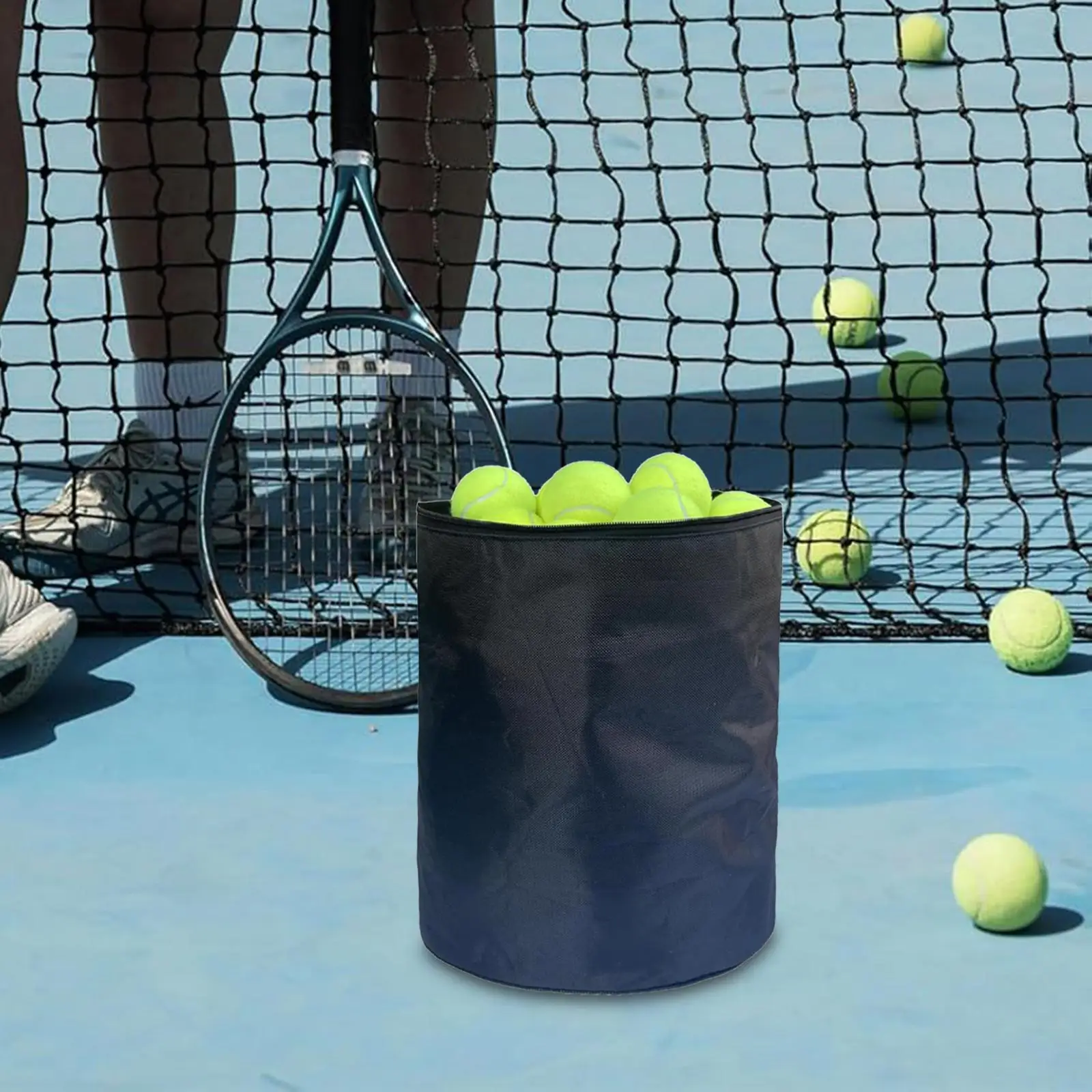 Pickleball Basket Bag Tennis Balls Storage Bag Sport Balls Organizer for Pingpong Balls Table Tennis Golf Balls Baseball Tennis