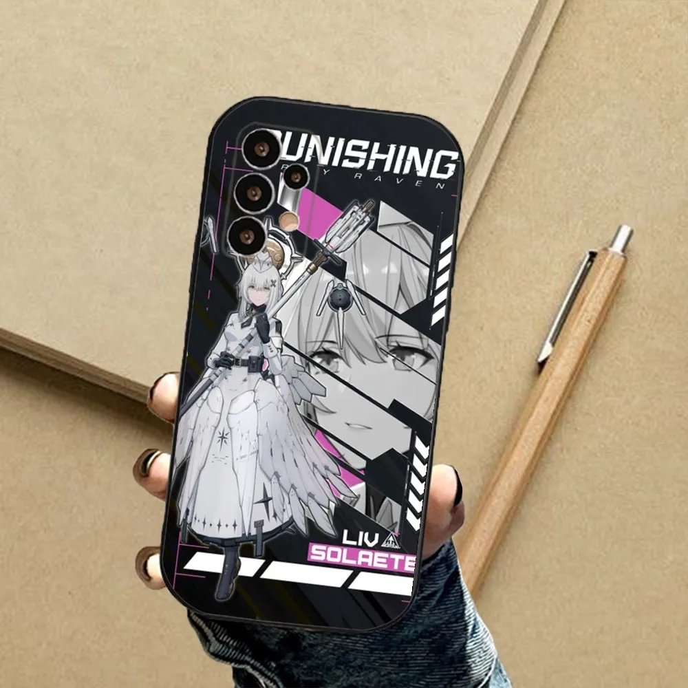 P-Punishing Gray R-Raven Anime Phone Case For Samsung S24,23,23,22,30,21,10,9,Note20 Ultra,Lite,Ultra,5G,Plus,FE,Black Soft Case