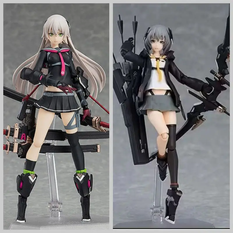 

Figma 396 2nd Generation Heavy Military Outfit Female High School Student No.1 Lu Ke Hands-On Office Figurine Model Children Toy