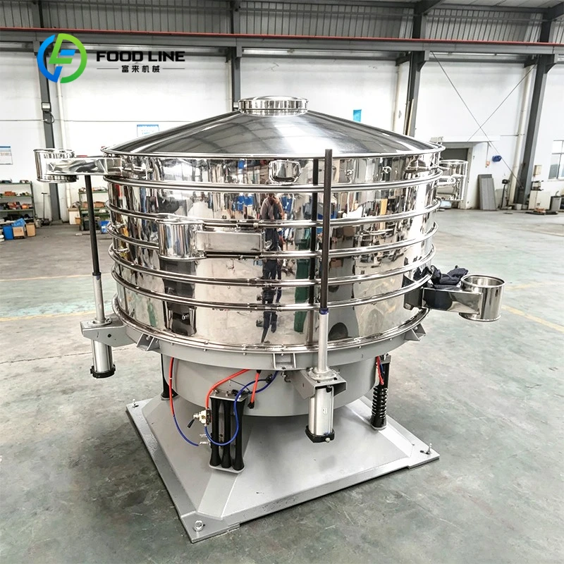 Customized High Precision Rotary Vibratory Screen Multi-layer Vibrating Sieve Shaker for Food Powder Fine Particle Grading