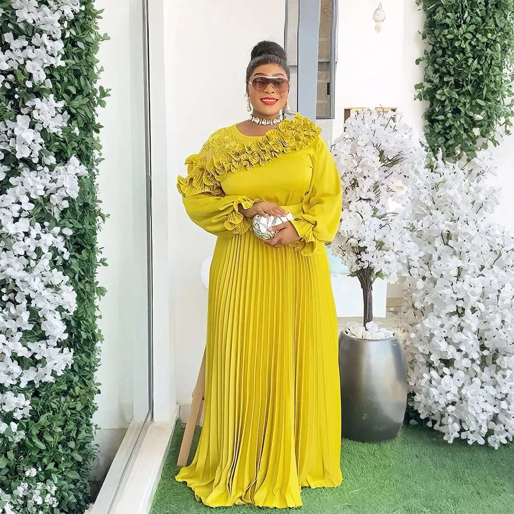 EGRM Abiti da festa africani per le donne 2025 Nuovo Plus Size Moda Dashiki Ankara Abito da sera da sposa Elegante abito maxi musulmano