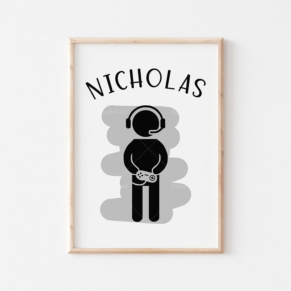 Game console poster game introduction art painting console game canvas poster and prints video game wall pictures boy room decor