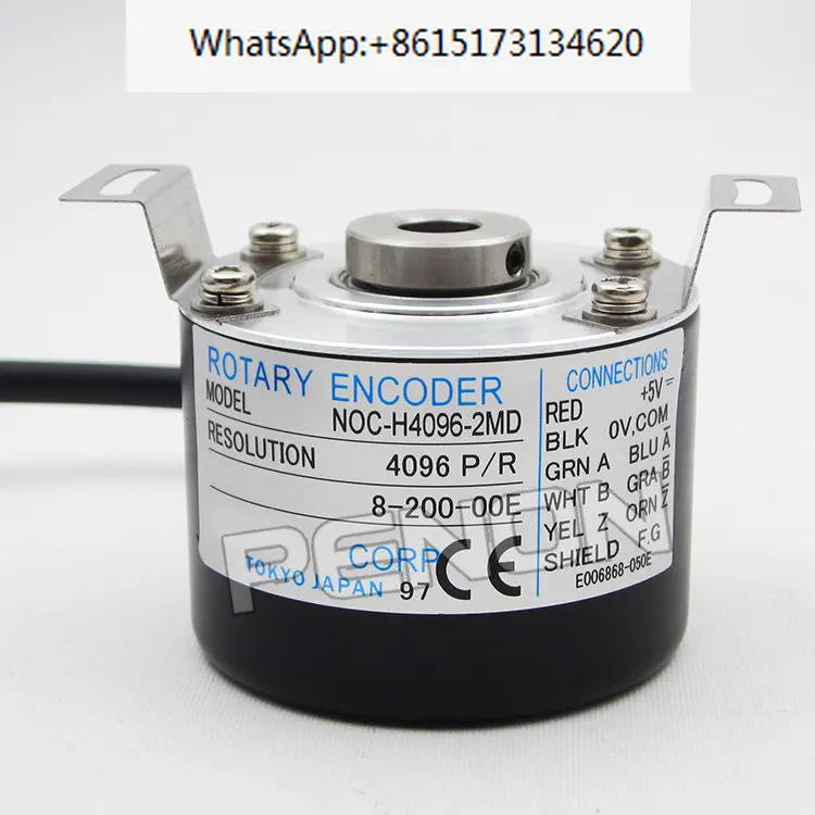 

Newly sold NOC-H4096-2MD rotary encoder with an outer diameter of 50mm and a shaft diameter of 8mm. Half hollow voltage: 5VDC