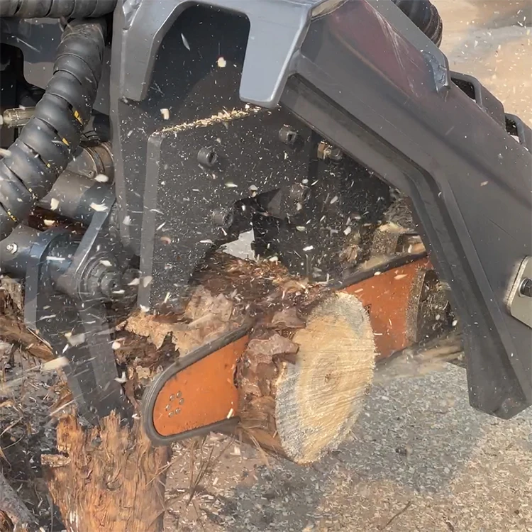 2025 Escavatore per alberi forestali Tagliatrice per alberi Tagliapasta per legno