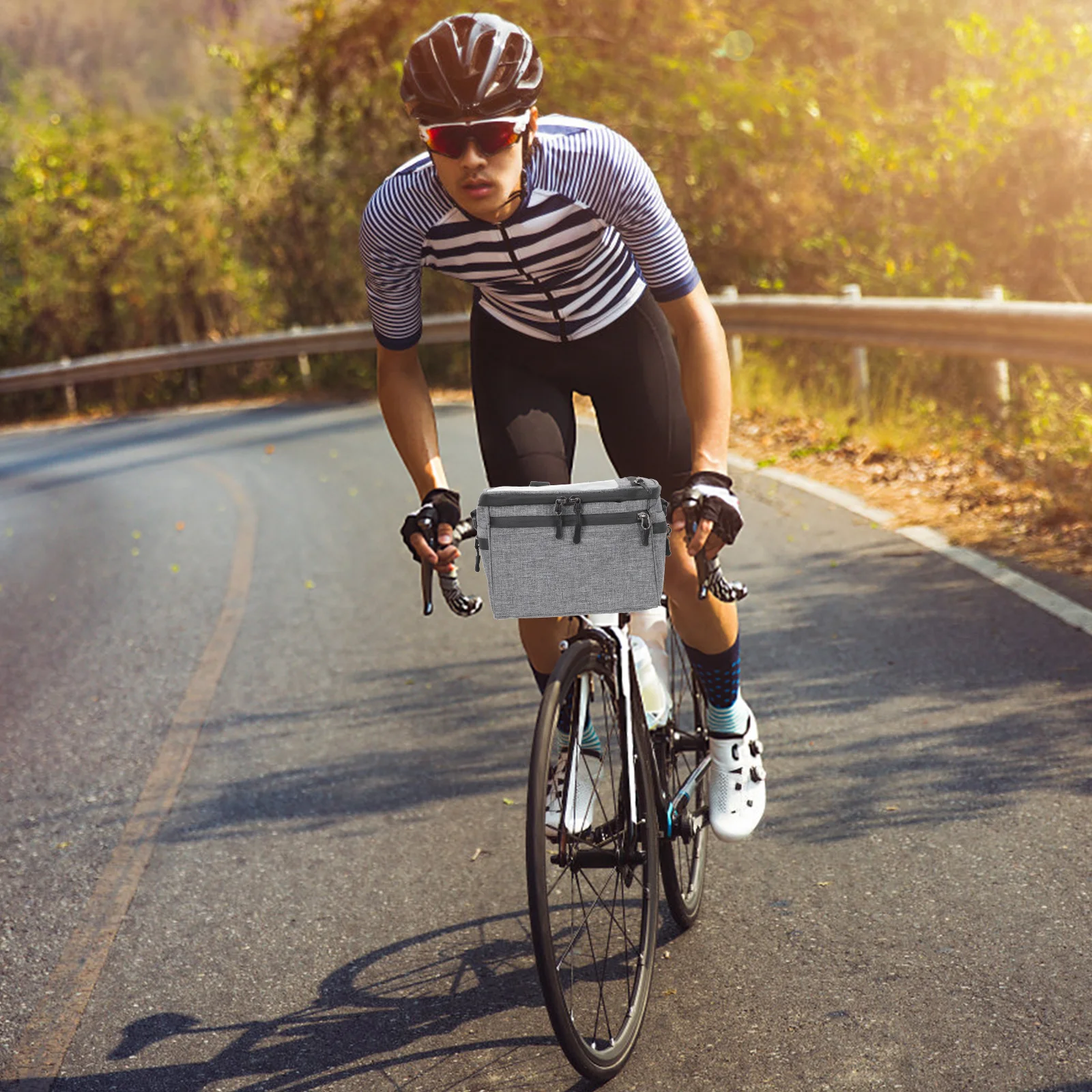 Handlebar Bag Bike Phone Front Storage Pouch Large Capacity Cycling Accessories Mountain Road Bike Basket