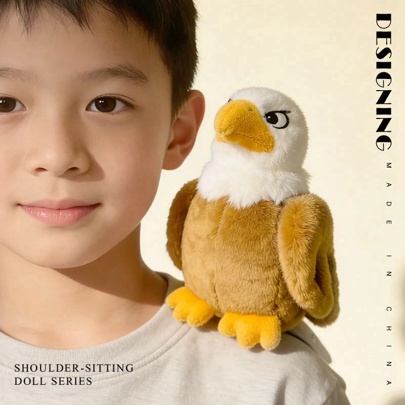 Shoulder Doll Frog Sloth Doll Plush Toy Squirrel Pendant Magnetic Parrot Doll Children's Gift