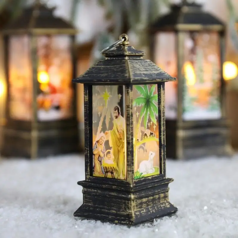 77JB ornamen lentera gantung untuk luar ruangan teras-dekor malam lampu