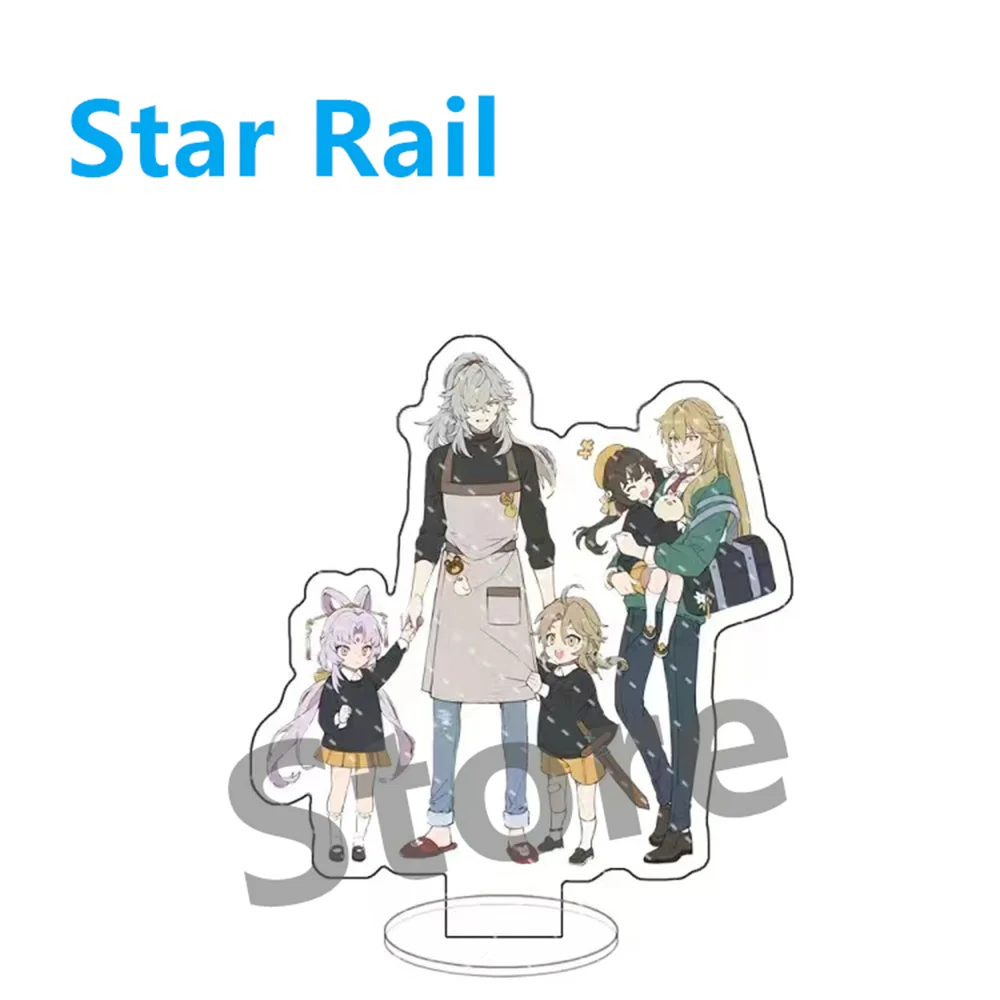 Anime Honkai Star Rail Figures Blade Kafka Jing Yuan Cosplay Acrylic Stand Model Plate Desk Decor Standing Sign Toy Gifts