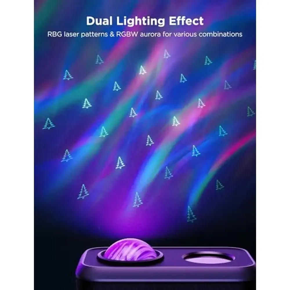 RGB Motion Laser Aurora Christmas Projector Light Decoration 16 Patterns Smart Control IP65 IP44 Outdoor Indoor Dreamy Glow