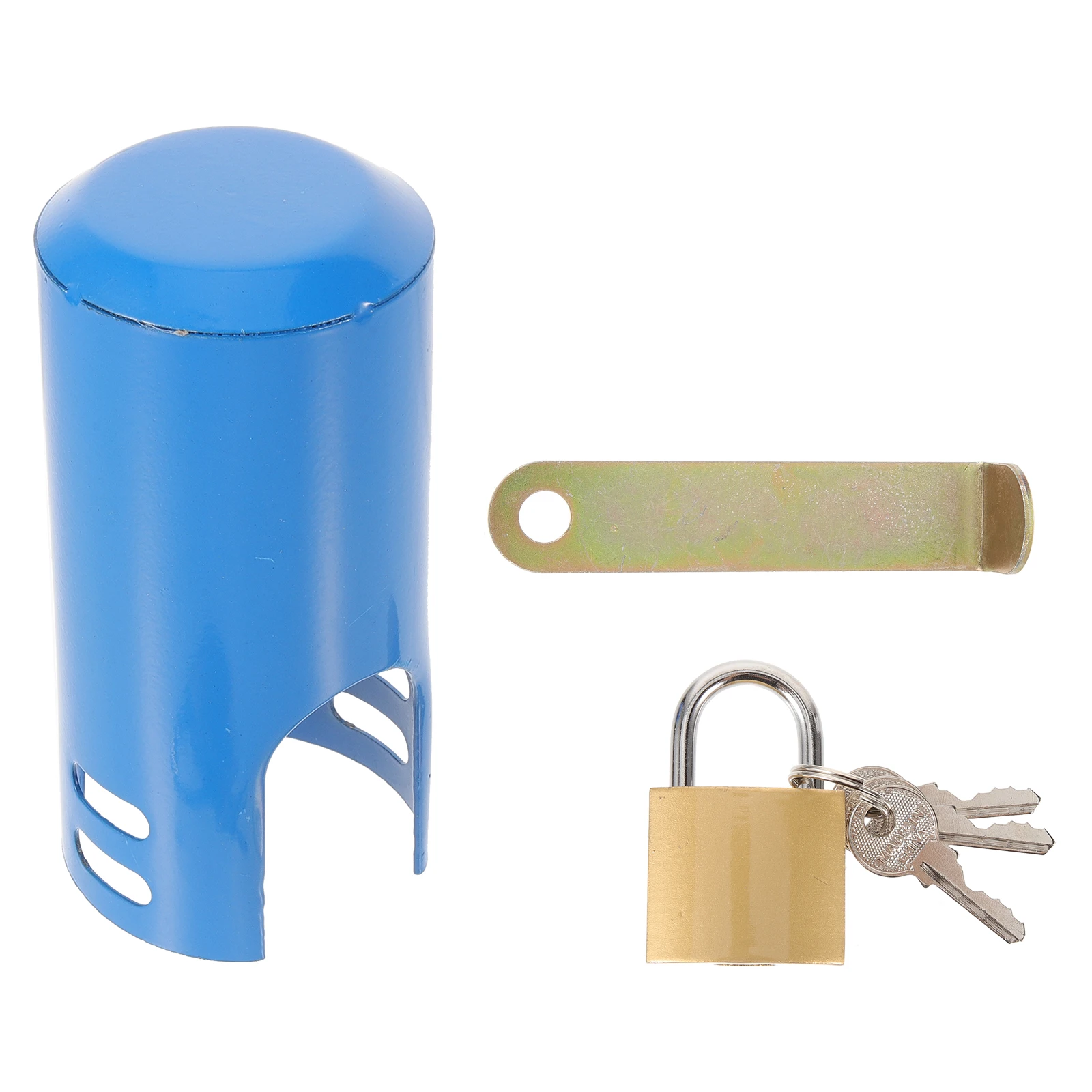 

Faucet Lock Large Opening for Wall Mounted Outdoor Anti Theft Water Spigot Lock Hose Bib Protector Easy Install Durable
