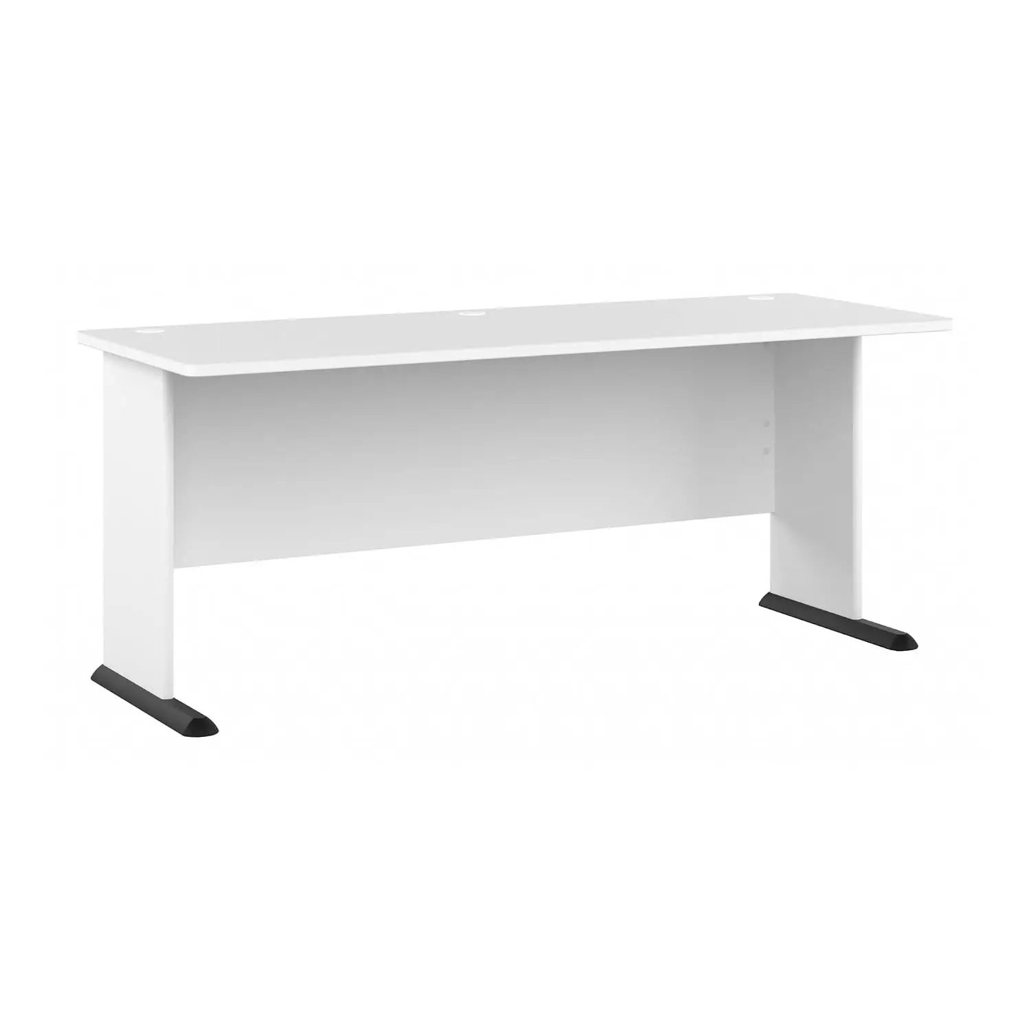 72W Computer Desk in White, 6 Foot Gaming and Work Table for Home or Professional, Customized