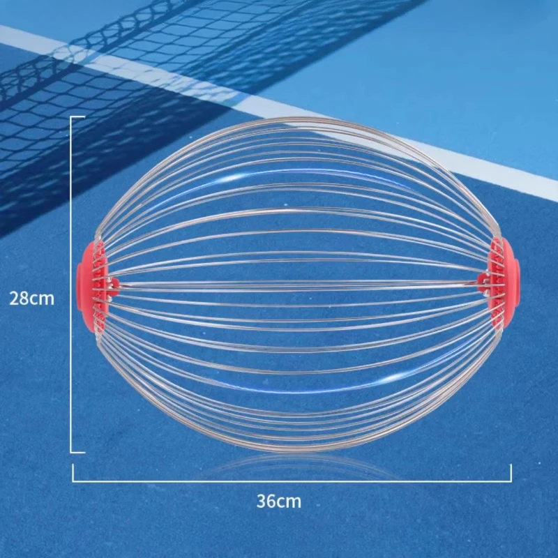 Large Capacity Tennis Ball Picker Adjustable Tennis Picking Machine Lightweight Ball Collection Device Portable Sports Accessory