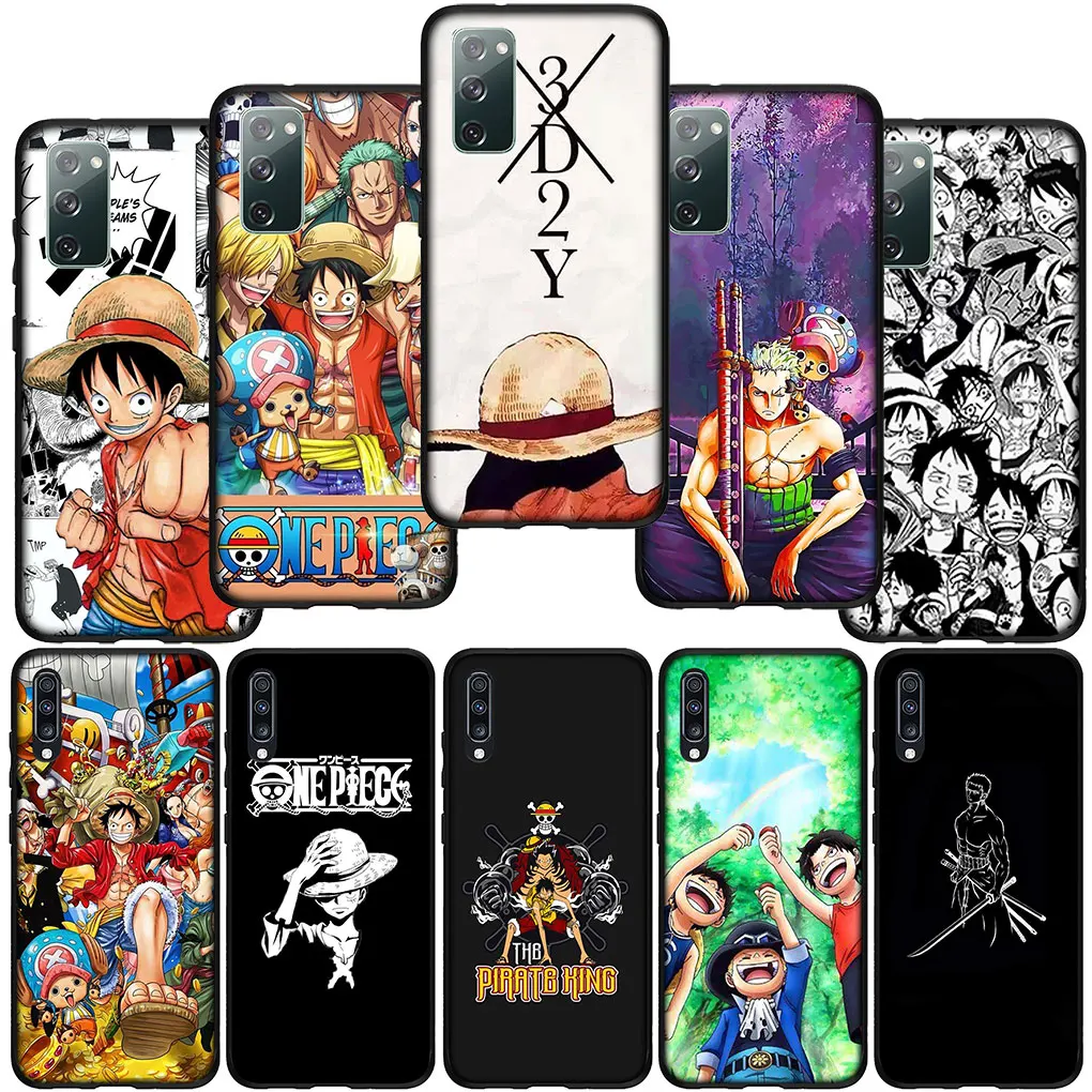 One Piece Anime Roronoa Zoro Luffy Phone Cover Case for OPPO A94 A95 A92 A72 A52 A96 A93 A12 A15 A16 A17 A55 A56 A53 A77 A57 A32