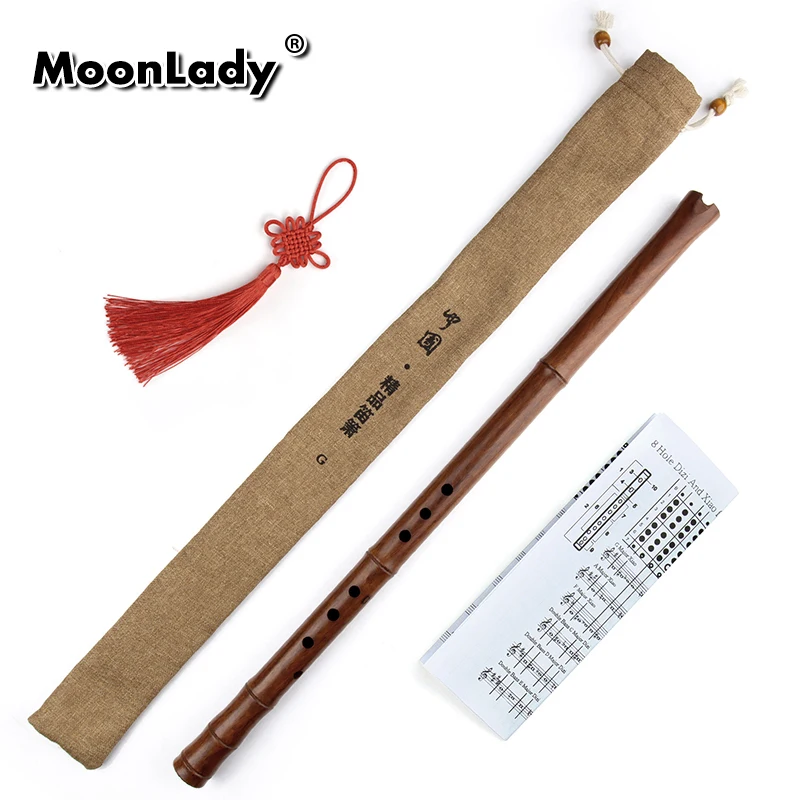 8 Hole Xiao Flute G Key Redwood Flauta Instrumento Musical Professional Transverse Bamboo Opening Flute