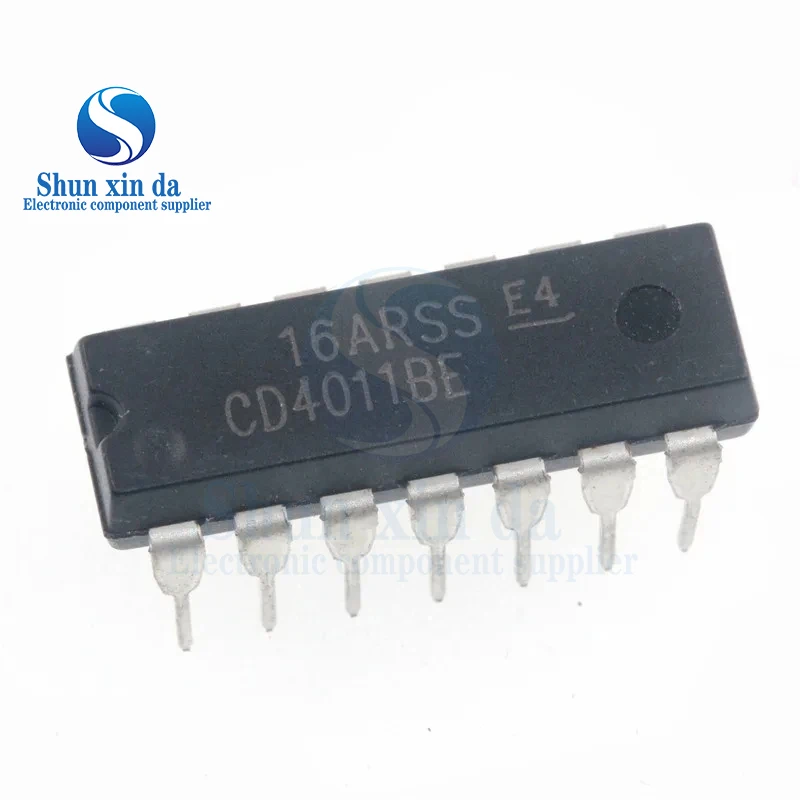 20PCS CD4011 DIP-14 SOP-14 CD4011BE CD4011BM HEF4011BT HCF4011 CD4011BM96 SMD Quad 2-input NAND Gate IC
