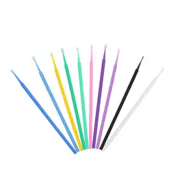 Disposable Makeup Brushes Swab Microbrushes Eyelash Extension Lint Free Tool
