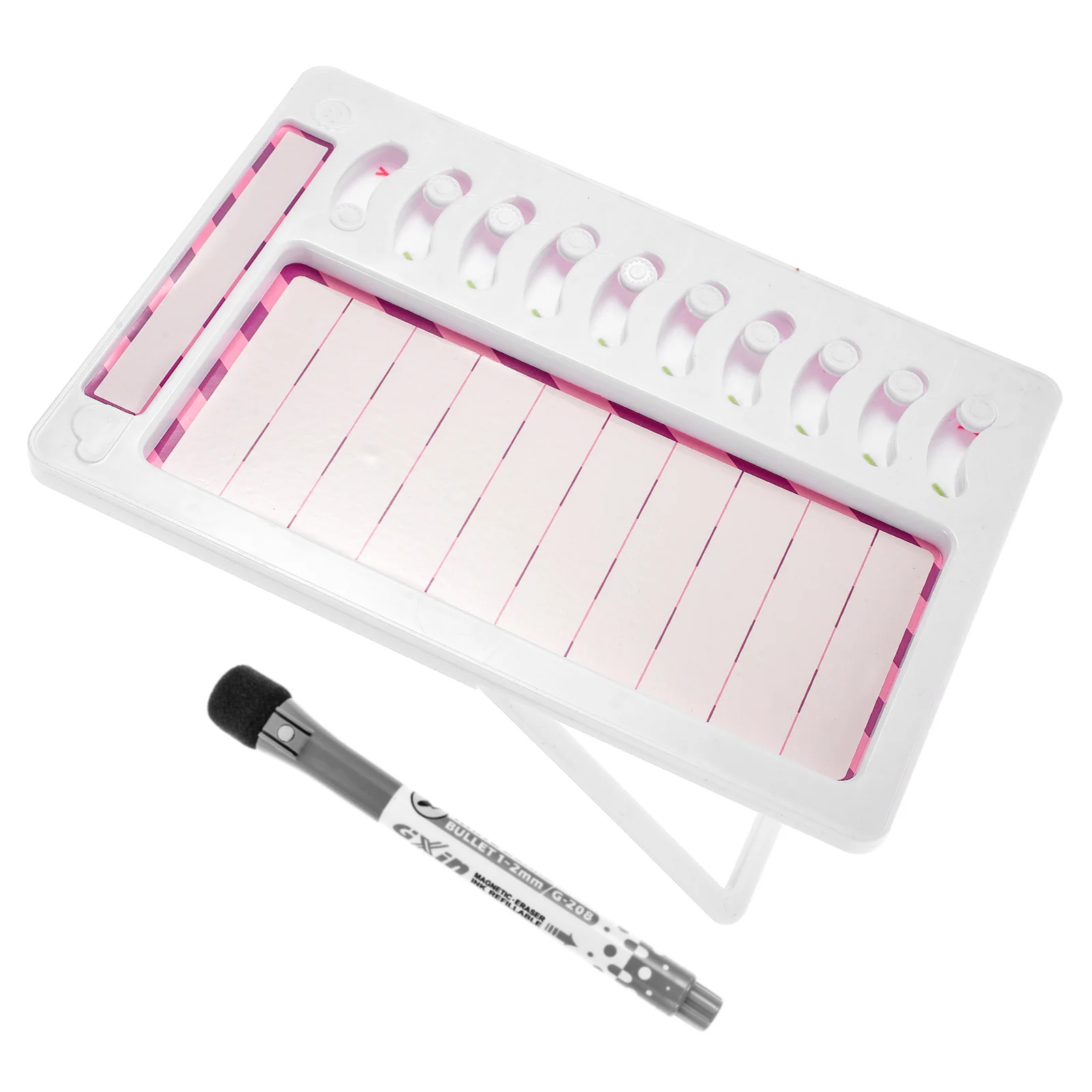 「S」の家事表 マグネット式自己規律トラッカー 毎日のスケジュールボード 行動表 家庭学習用