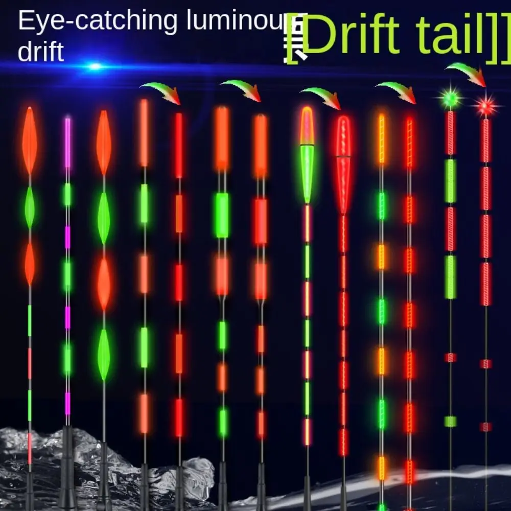 Flotteur de pêche de nuit super lumineux, LED intelligente, induction de gravité, dérive de queue électronique, dessus Shoous, ultra sensible