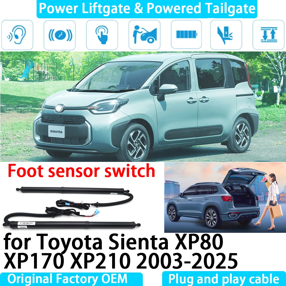 

for Toyota Sienta XP80 XP170 XP210 2003-2025 Automatic Electric Power Liftgate Powered Tailgate Strut Tail Gate Lift System