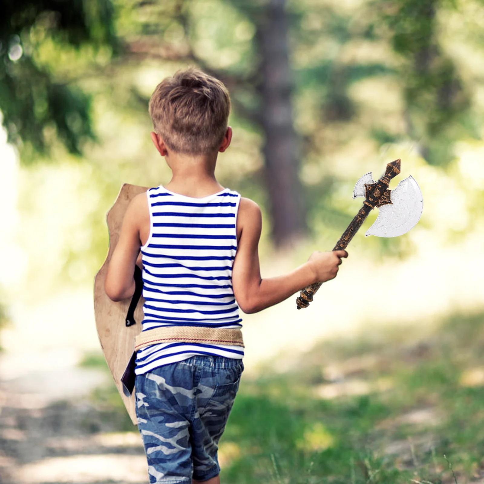 المروحية البلاستيك الدعامة نابض بالحياة آمنة لعب الأدوار تأثيري هالوين زي ملحق الديكور البلاستيك الدعامة ديكور الهالوين #1