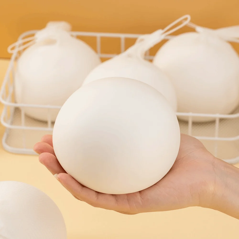 Ultra Soft Steamed Stuffed Bun Squeeze Ball Slow Rebound Realistic Soft Stress Relief Ball Shapeable Reusable
