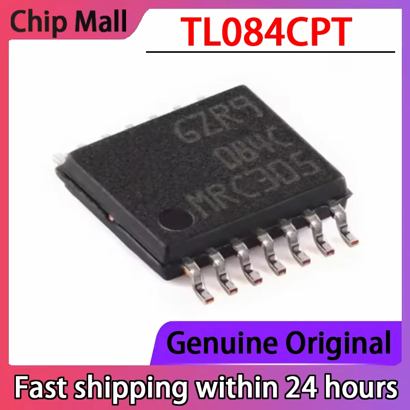 5PCS Original New Original TL084CPT Screen Printed 084C TSSOP-14 Operational Amplifier Chip in Stock