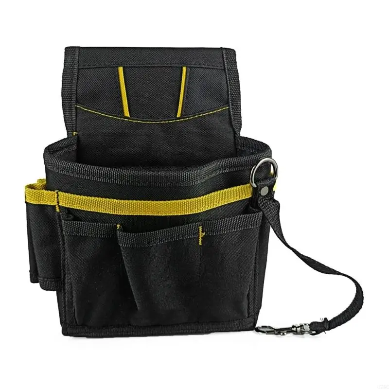 U75C Oxford Tool Pocket Belt Small Pocket Tool Bag Heavy Duty Professional Waist Work for Electricians Technician