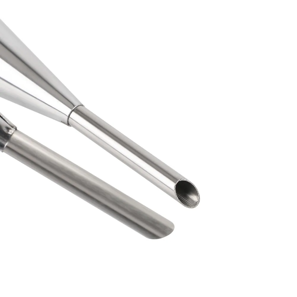 Stainless Steel Cream Icing Piping Nozzle Tip Cupcake Puffs Injection Russian Syringe Puff Nozzle Tip Pastry Decorating Tool 1PC