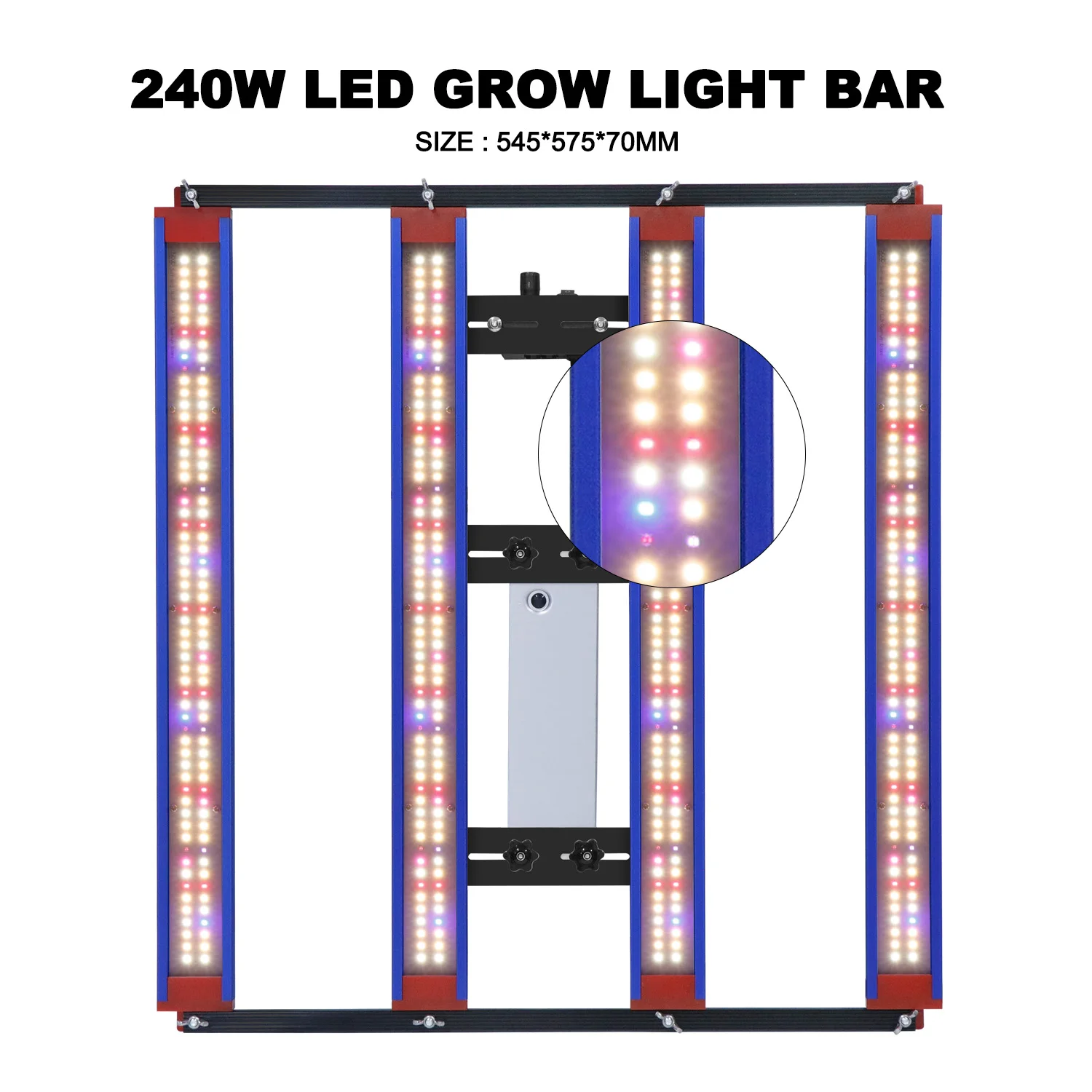 

240W LED Plant Grow Light Dimmable LED Plant Grow Light Suitable for hydroponic gardening and indoor plants