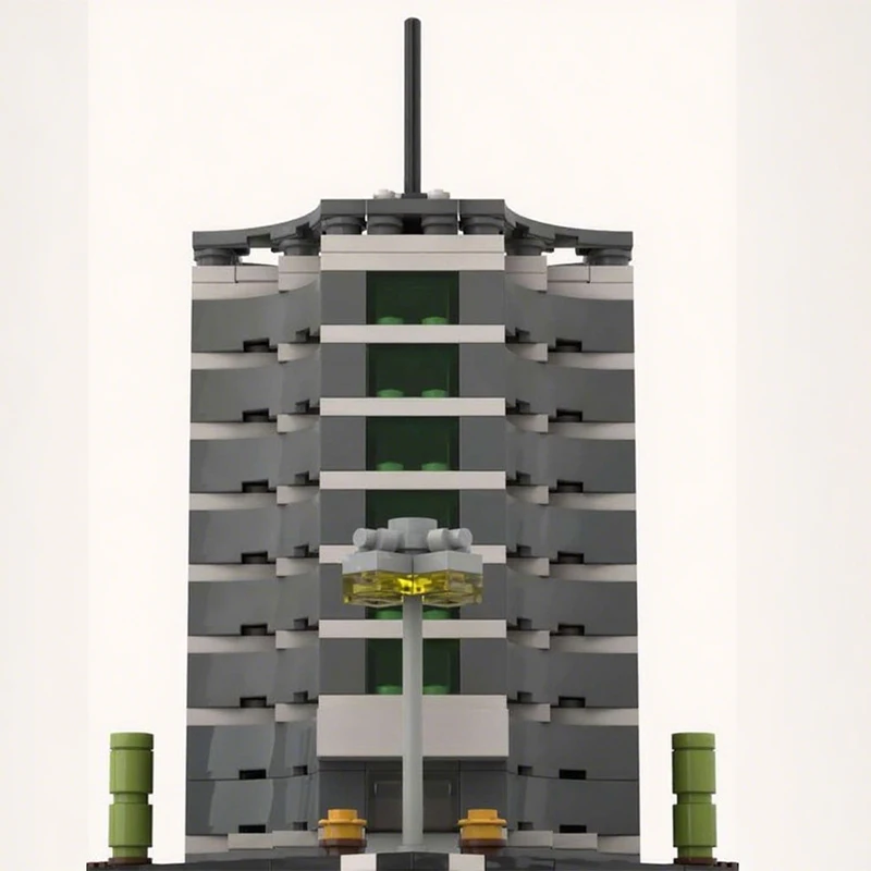 

419 шт. MOC модульное офисное здание 06 модульные здания строительные блоки Рождественский подарок украшение дома DIY идеально подходит для интерьера