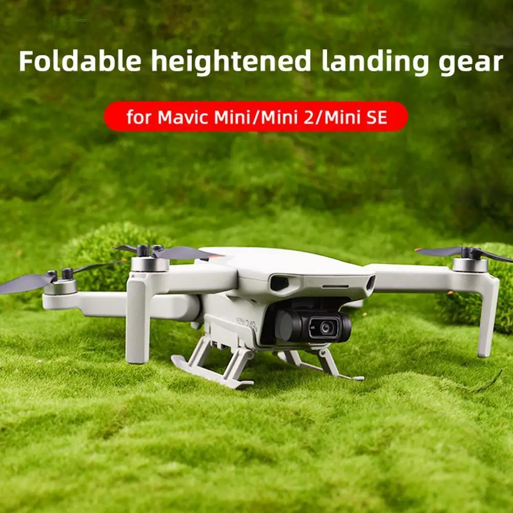 Drone Foldable Landing Gear Extended Height Leg Anti-scratch Support Protector Tripod Stand Skid For DJI Mini SE/Mini 2/Mavic