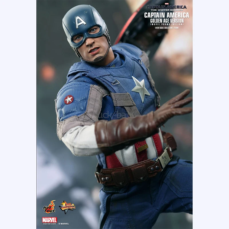 Juguetes calientes Steve Rogers figura de acción Capitán América figuras HT MMS240 modelo estatua muñeca colección decoración juguete regalos de cumpleaños