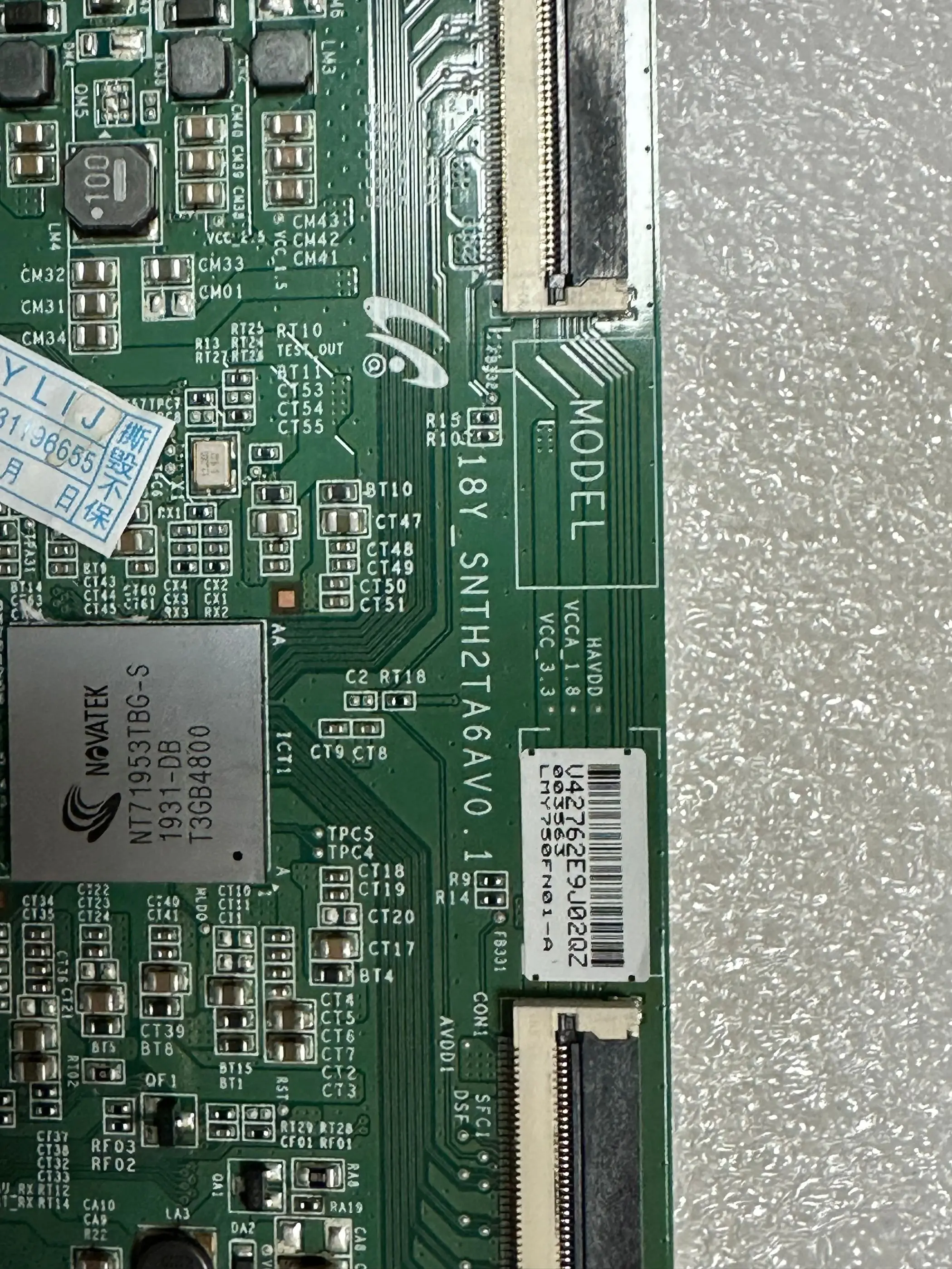 Оригинальная логическая плата 75X800 0G 18Y-SNTH2TA6AV0.1, экран