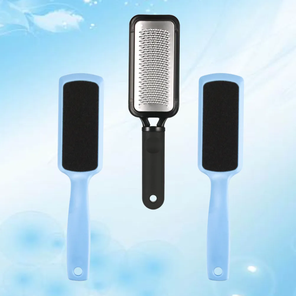 3Pcs Foot File Professional Pedicure Tool Double Sided Foot Grinding Tool for Callus Removal Hard Skin Exfoliator