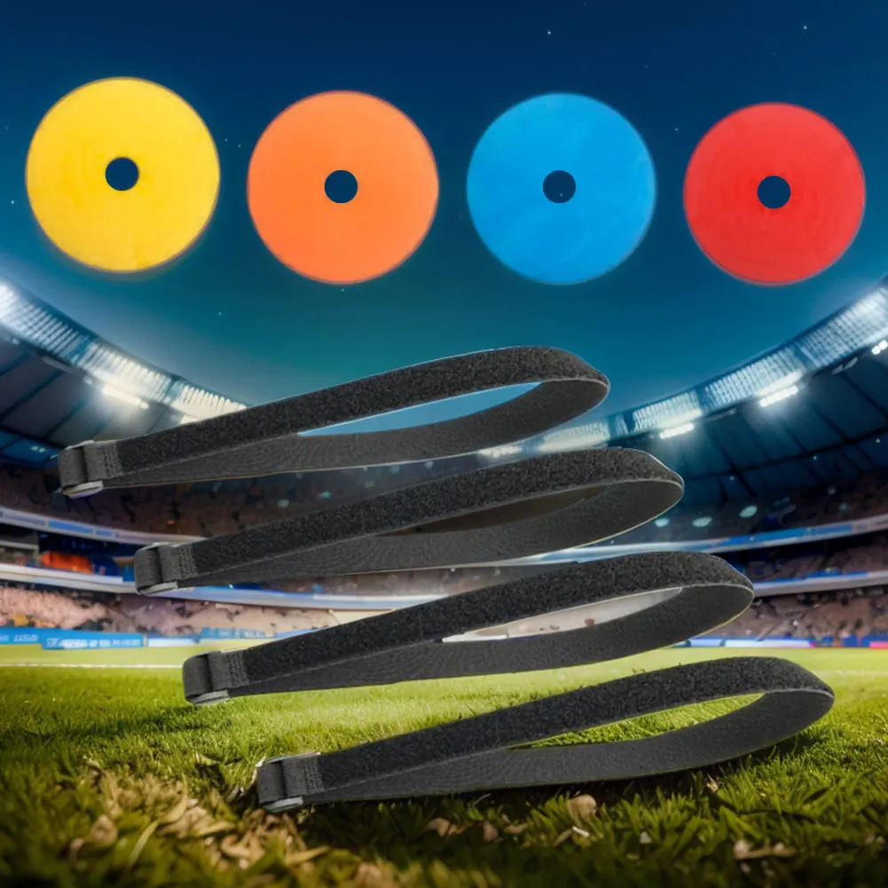 1 Set Shooting Goal Target Discs with Rope Reactive Agility Targets for Improving Accuracy for Lacrosse Hockey Soccer Baseball