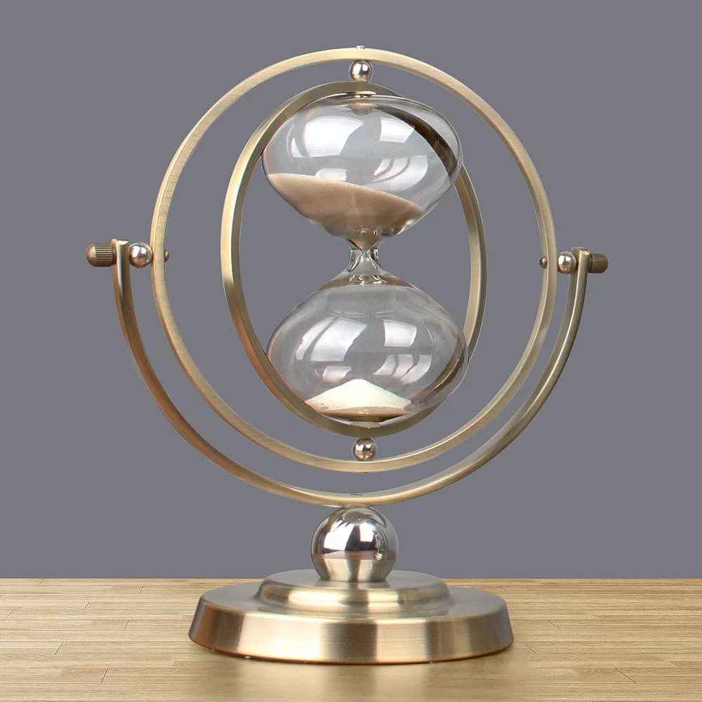 30/60 Minute Hourglass 30 Minute Timer Clock Glass Time Management Timer Mobile Sand Clock Office Desktop Home Decoration