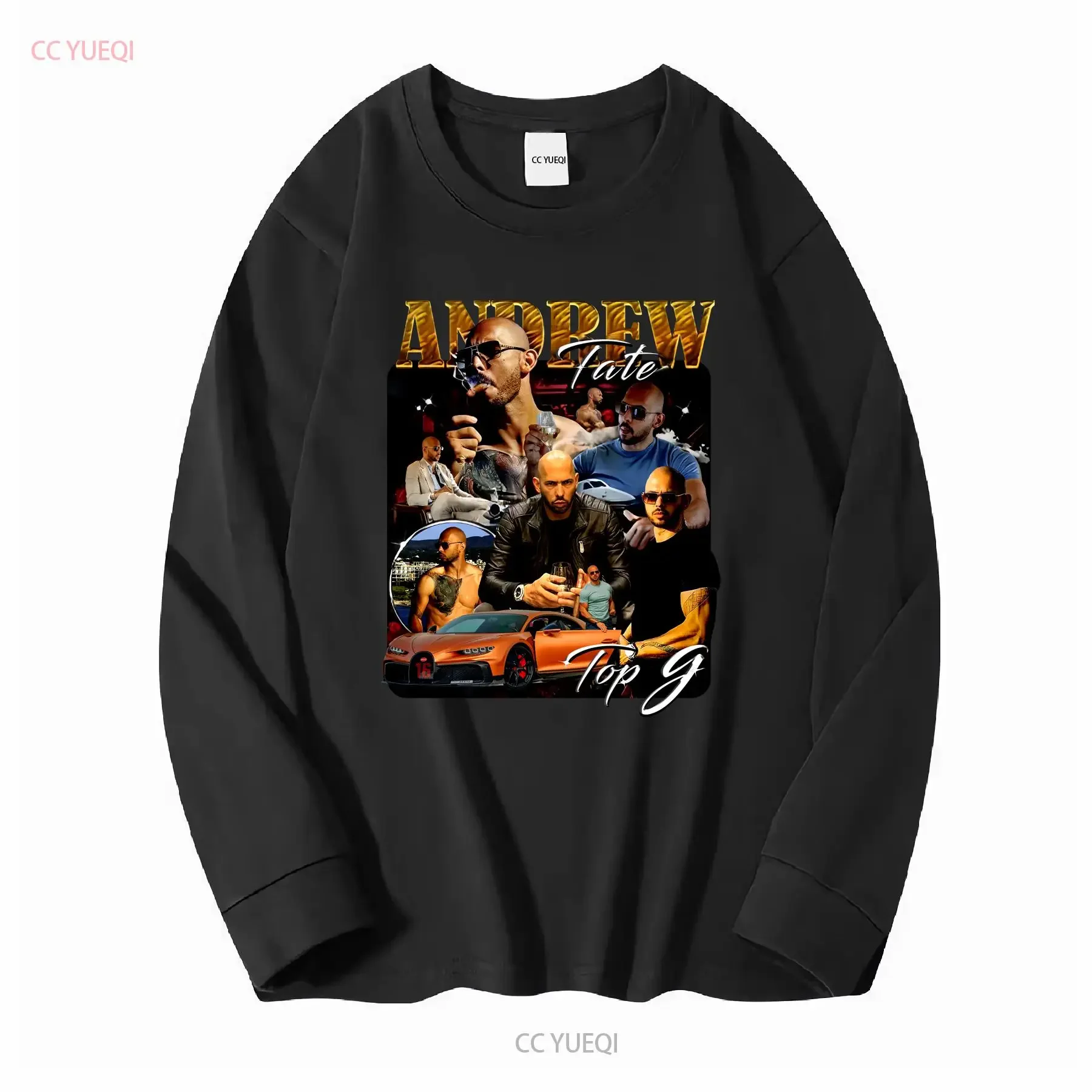 أندرو تيت توب جي تي شيرت الهيب هوب بلايز خمر غسلها كبيرة الحجم خمر غسلها الشارع الشهير امتدت موضة أوم تنفس