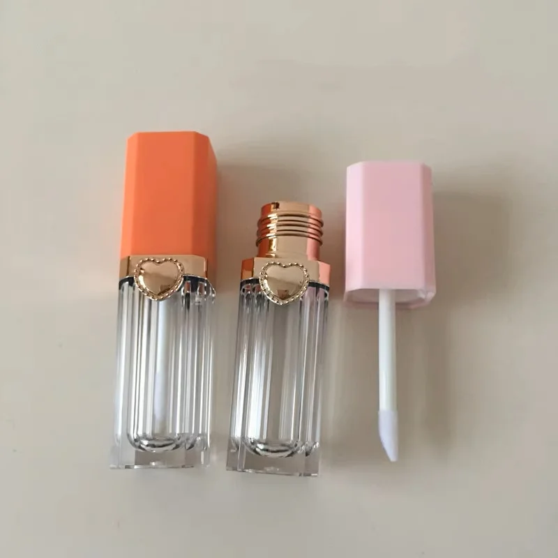 10/30/50pcs vide 9ml haut de gamme Orange carré brillant à lèvres Tube bricolage liquide rouge à lèvres Tube huile pour les lèvres bouteille cosmétique conteneur outil