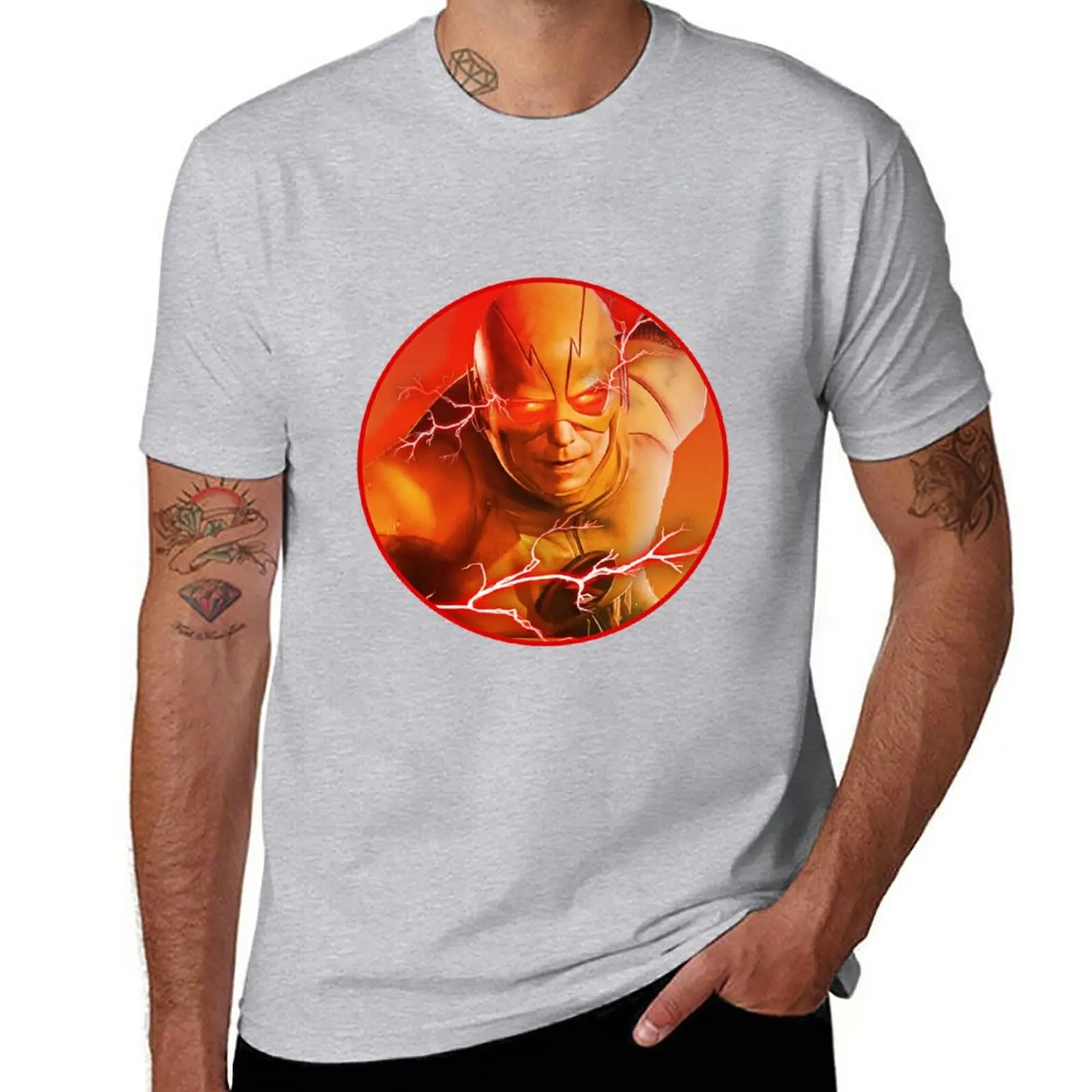 New Reverse Flash T-Shirt tops Oversized t-shirt heavy weight t shirts for men