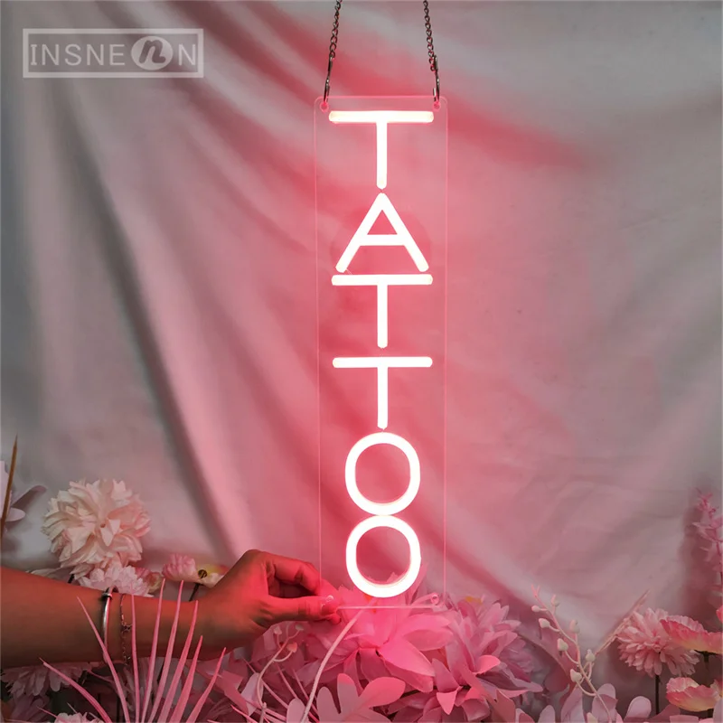 لافتة نيون ليد وشم ، لوحة فنية جدارية تعمل بمنفذ USB ، صالون ، كهوف رجل ، غرفة نوم ، هدية مثالية لعيد الميلاد وأعياد الميلاد #5