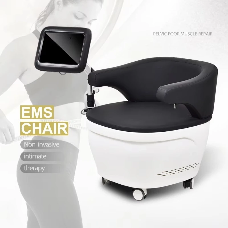 EMS Electromagnetic Pelvic Floor Therapy Chair Contractions Vaginal Tightening Postpartum Repair EMS Chair