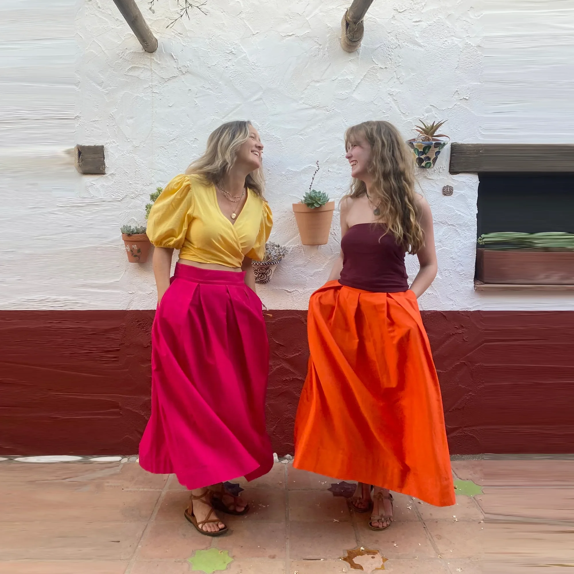 

Модная длинная юбка макси с карманами, А-силуэт, женская, на заказ, плиссированная, из сатина, до щиколотки