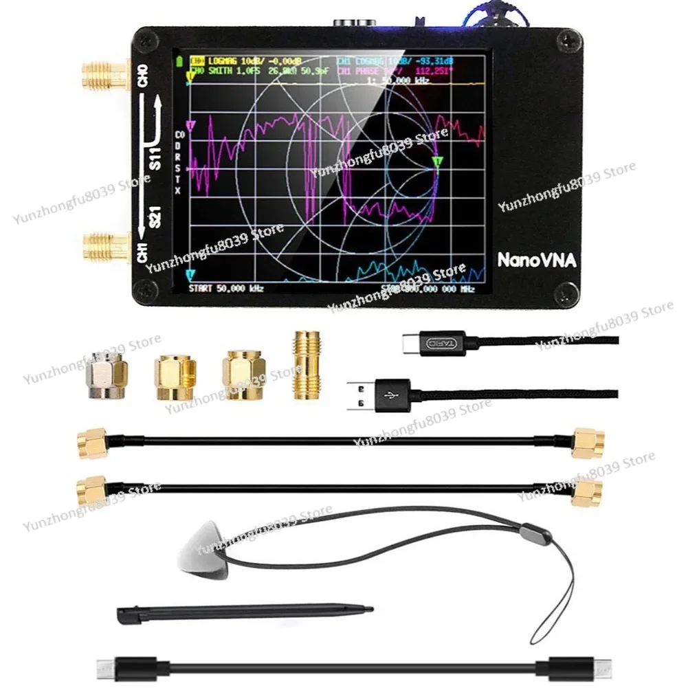 VNA-H Upgraded Antenna Vector Network Antenna Analyzer MF HF VHF UHF with SD Card Slot