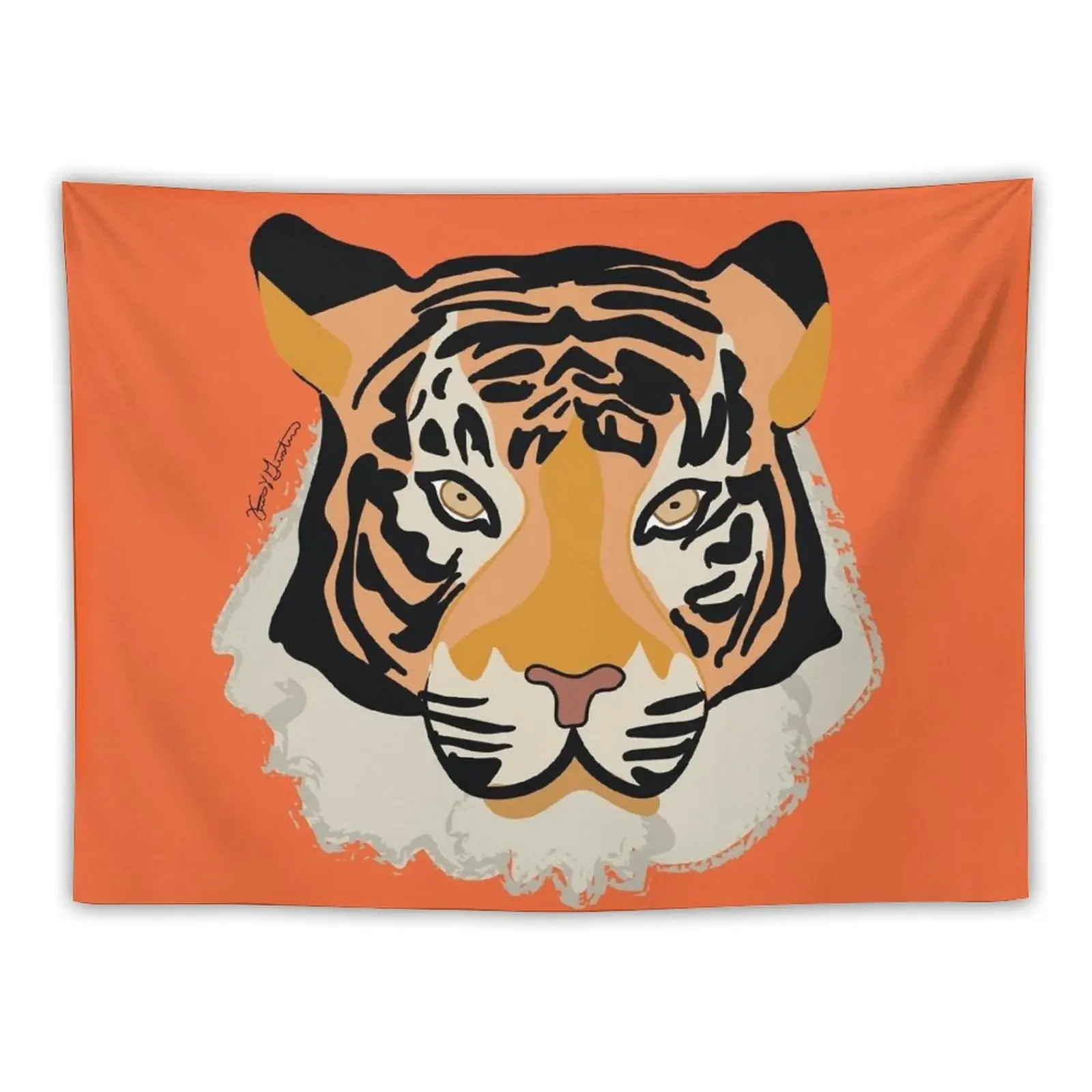

Eye of the Tiger Tapestry Home Decorations Wallpaper Tapestry