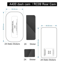 For 70mai Dash Cam A400 Dash Cam Smart Sticker and Static Stickers for 70mai RC09 Rear camera Static Stickers