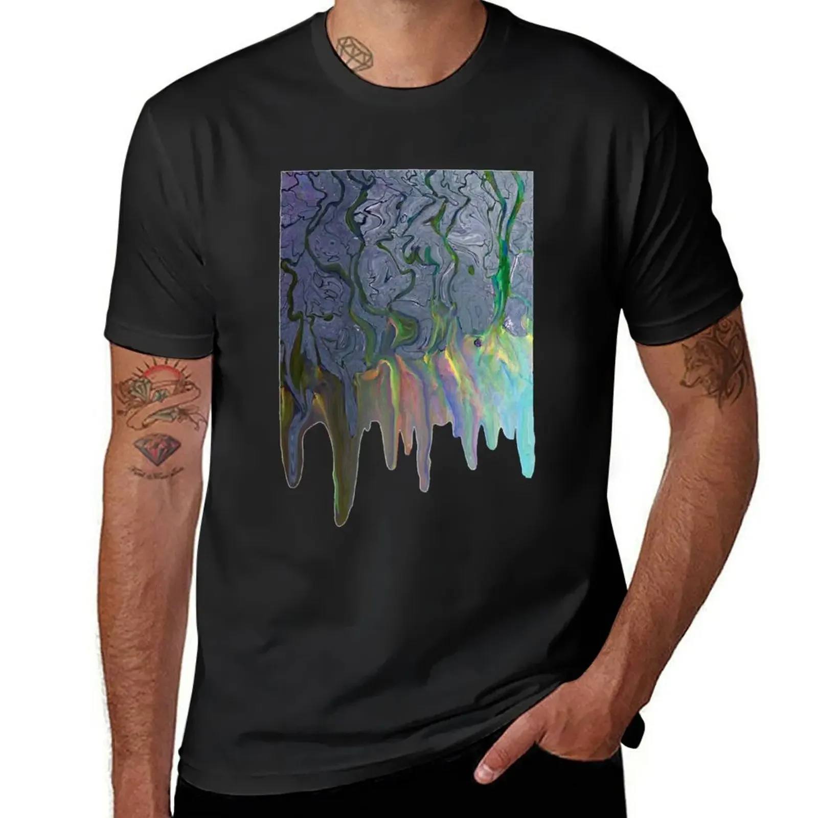 Dripping Alt-J An Awesome Wave Album Cover Classic T-Shirt blue archive kawaii clothes graphic shirts mens t shirt