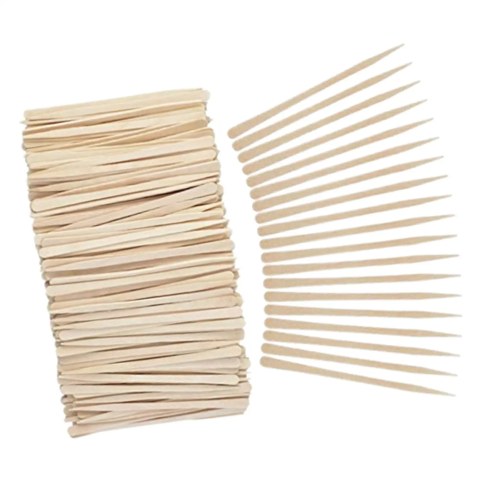 Small Wood Wax Spatulas Waxing Applicator Sticks Face Legs Body Hair Removal